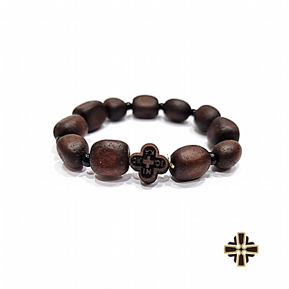 Item: Black Bracelet with Cross
C.2694, Black Bracelet with Cross