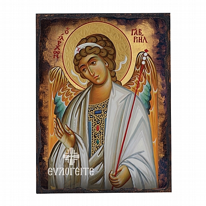 Item: THE ARCHANGEL GABRIEL | LITHOGRAPHY Mount Athos Ε.2710, THE ARCHANGEL GABRIEL | LITHOGRAPHY Mount Athos