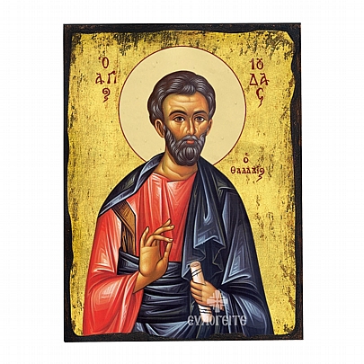Item: Saint Jude Thaddeus silkscreen Mount Athos Ε.2723, Saint Jude Thaddeus silkscreen Mount Athos