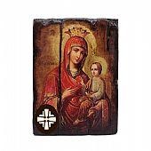 E249-3 | Virgin Mary Gorgoepikoos | Serigraph on Naturally Aged Wood | Mount Athos : 1
