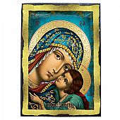 E.2608 | Virgin Mary Glykofilousa LITHOGRAPHY Mount Athos : 1